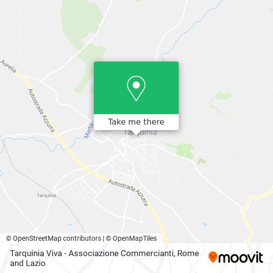 Tarquinia Viva - Associazione Commercianti map