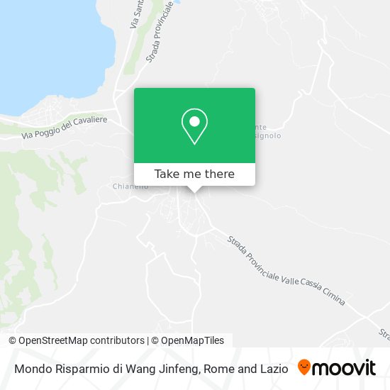 Mondo Risparmio di Wang Jinfeng map