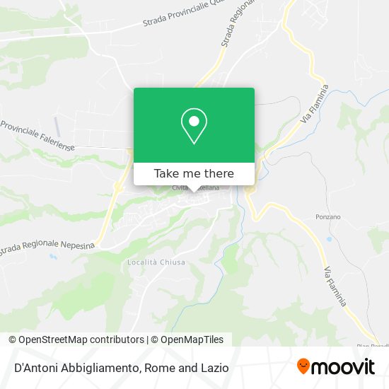 D'Antoni Abbigliamento map