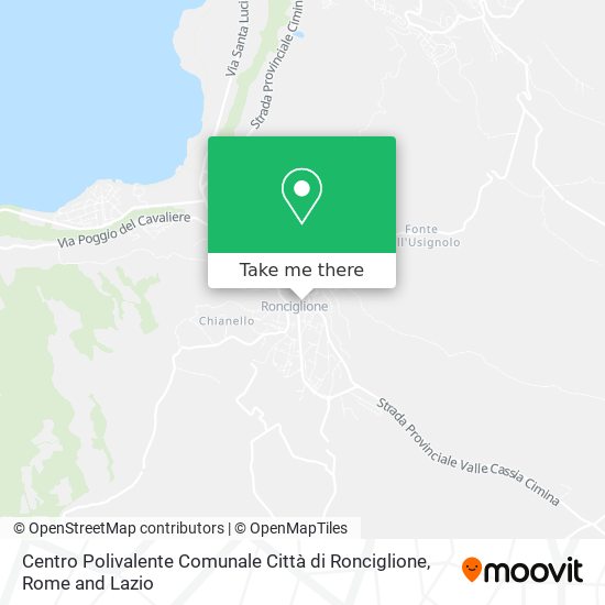 Centro Polivalente Comunale Città di Ronciglione map