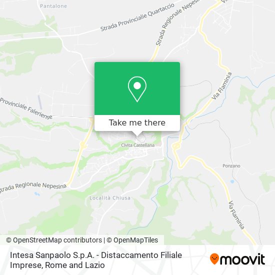 Intesa Sanpaolo S.p.A. - Distaccamento Filiale Imprese map