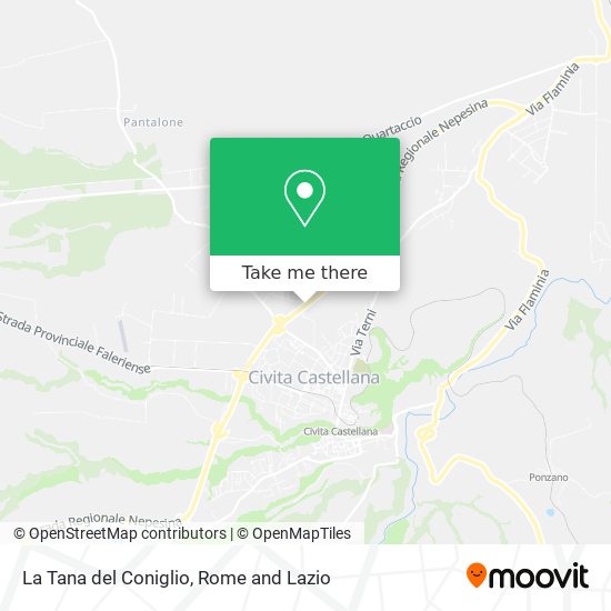 La Tana del Coniglio map