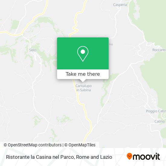 Ristorante la Casina nel Parco map