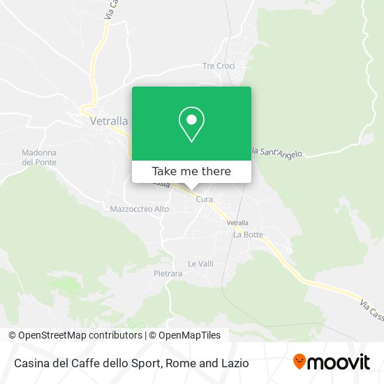 Casina del Caffe dello Sport map