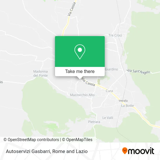 Gasbarri Transportation Services map