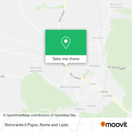 Restaurant Il Pigno map