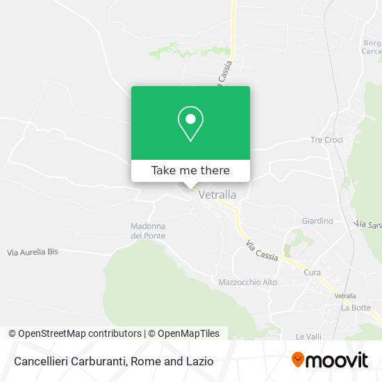 Cancellieri Carburanti map