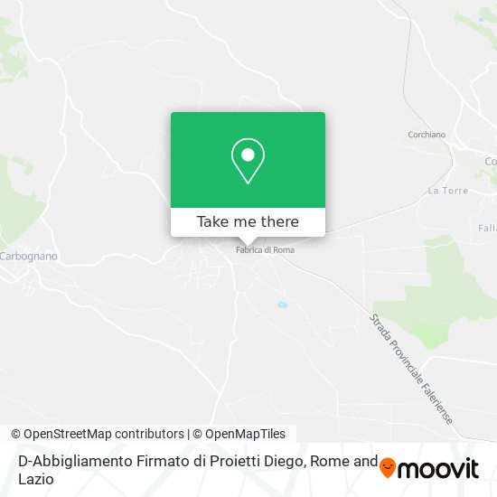 D-Abbigliamento Firmato di Proietti Diego map