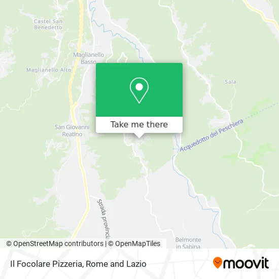 Il Focolare Pizzeria map