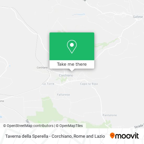 Taverna della Sperella - Corchiano map
