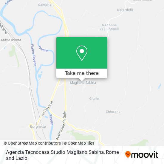 Agenzia Tecnocasa Studio Magliano Sabina map