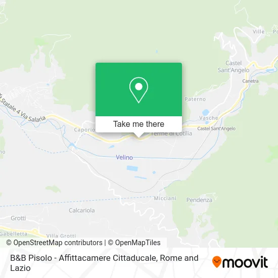 B&B Pisolo - Guest House Cittaducale map