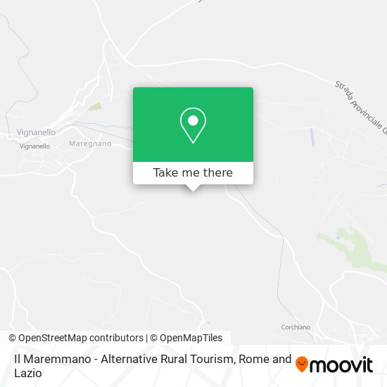 Il Maremmano - Alternative Rural Tourism map