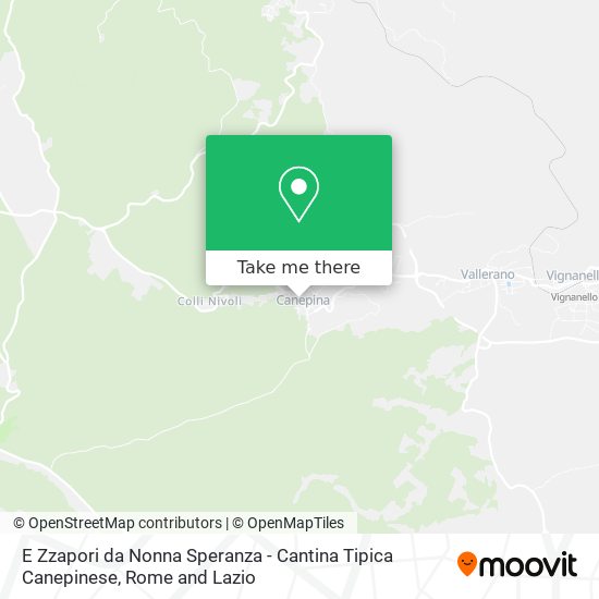 E Zzapori da Nonna Speranza - Cantina Tipica Canepinese map