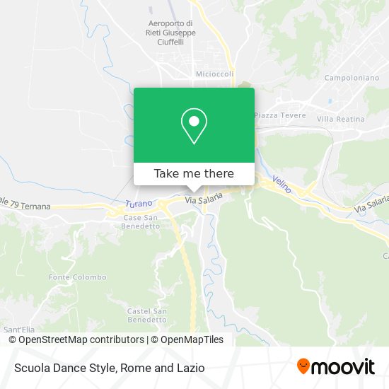 Scuola Dance Style map