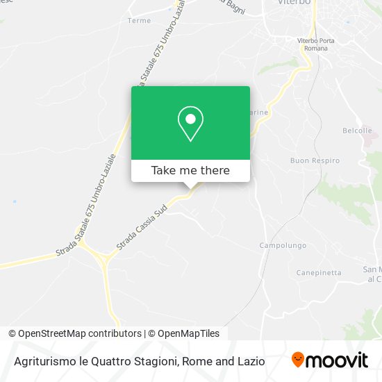 Agriturismo le Quattro Stagioni map