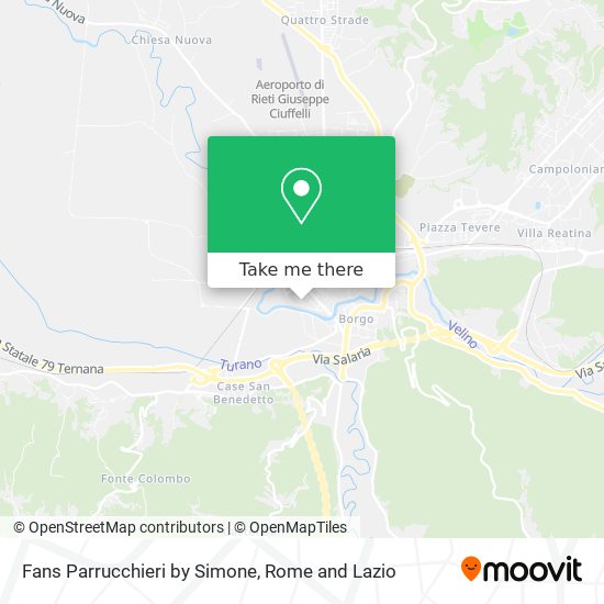 Fans Parrucchieri by Simone map