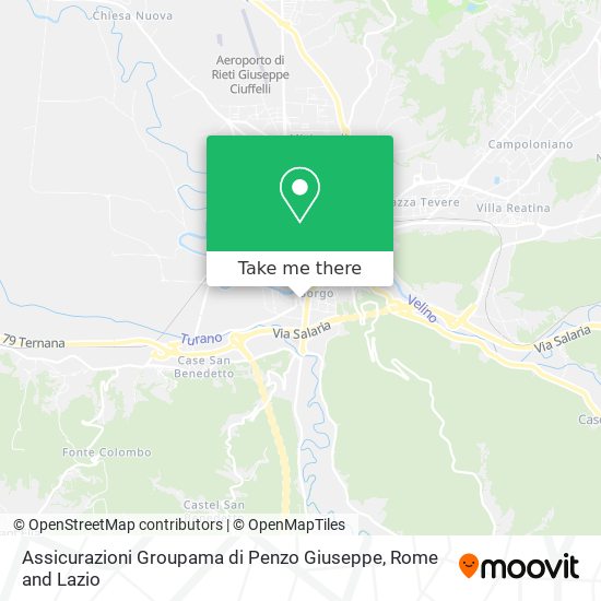 Assicurazioni Groupama di Penzo Giuseppe map