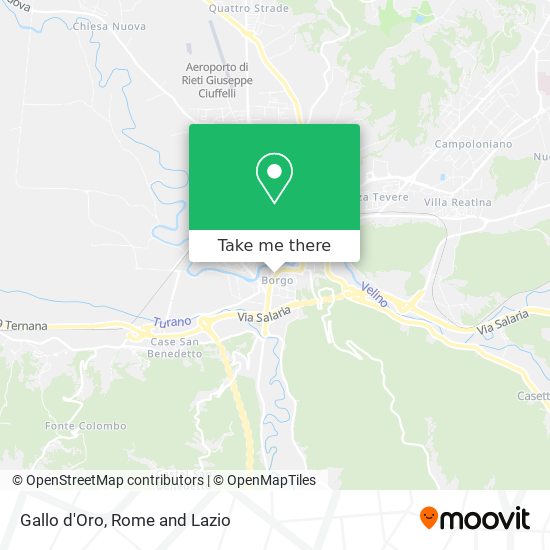 Gallo d'Oro map