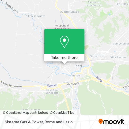 Sistema Gas & Power map