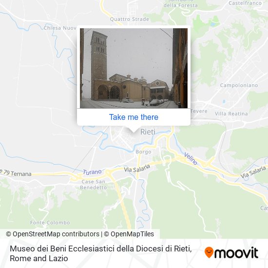 Museo dei Beni Ecclesiastici della Diocesi di Rieti map