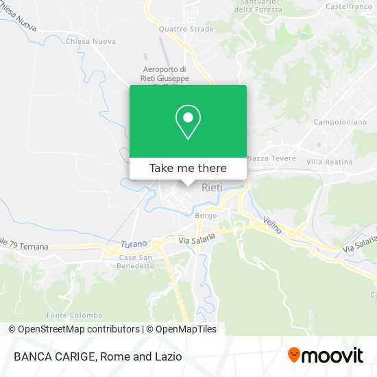 BANCA CARIGE map