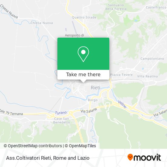 Ass.Coltivatori Rieti map