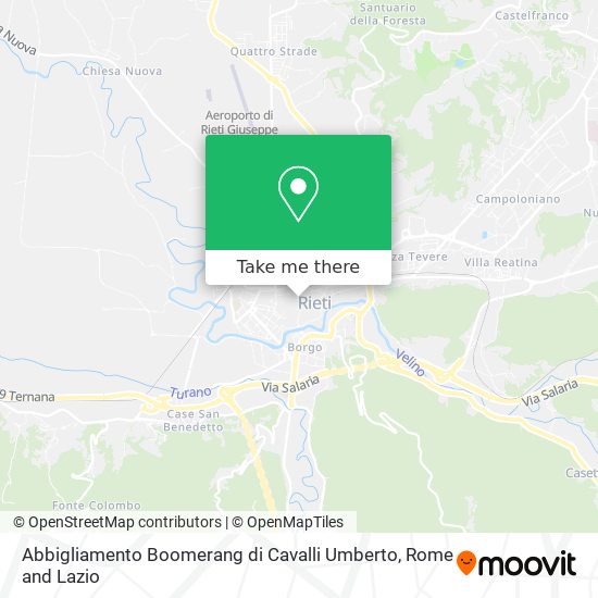 Abbigliamento Boomerang di Cavalli Umberto map