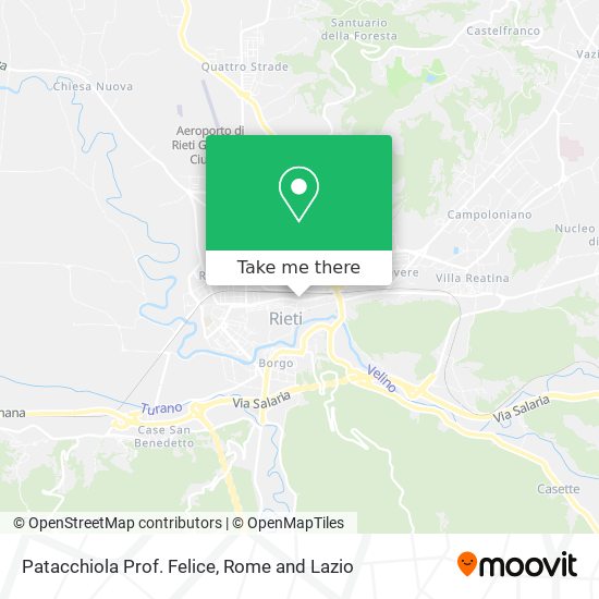 Patacchiola Prof. Felice map
