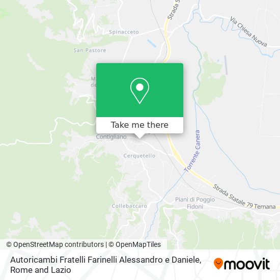Autoricambi Fratelli Farinelli Alessandro e Daniele map