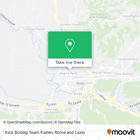 Kick Boxing Team Kaiten map