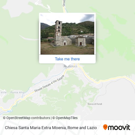 Chiesa Santa Maria Extra Moenia map