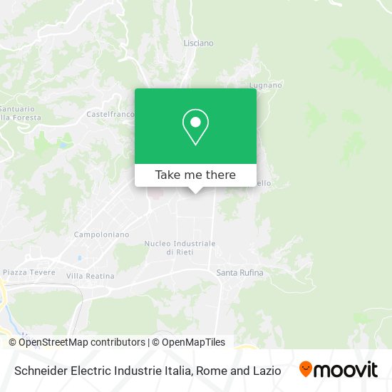 Schneider Electric Industrie Italia map