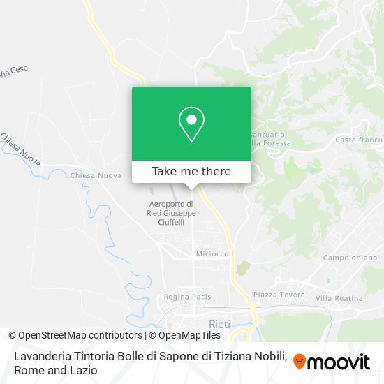 Lavanderia Tintoria Bolle di Sapone di Tiziana Nobili map