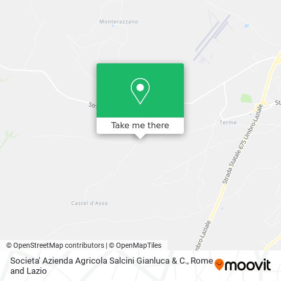 Societa' Azienda Agricola Salcini Gianluca & C. map
