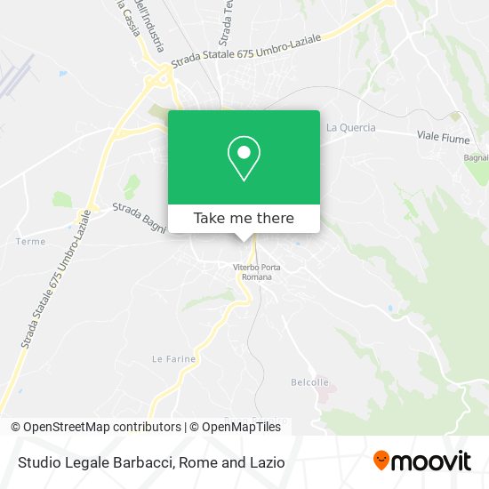 Studio Legale Barbacci map