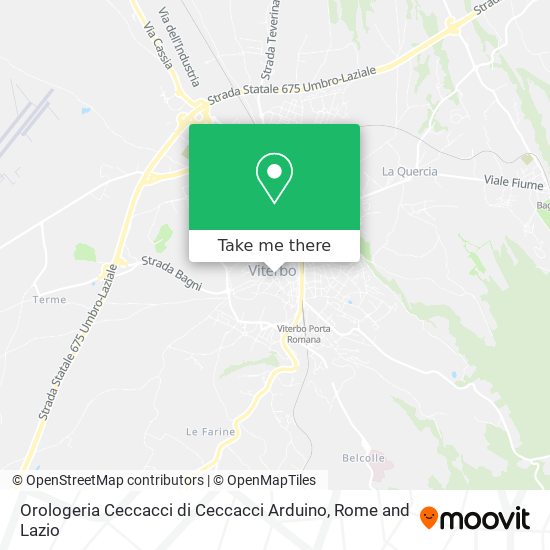 Orologeria Ceccacci di Ceccacci Arduino map