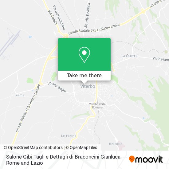 Salone Gibi Tagli e Dettagli di Braconcini Gianluca map