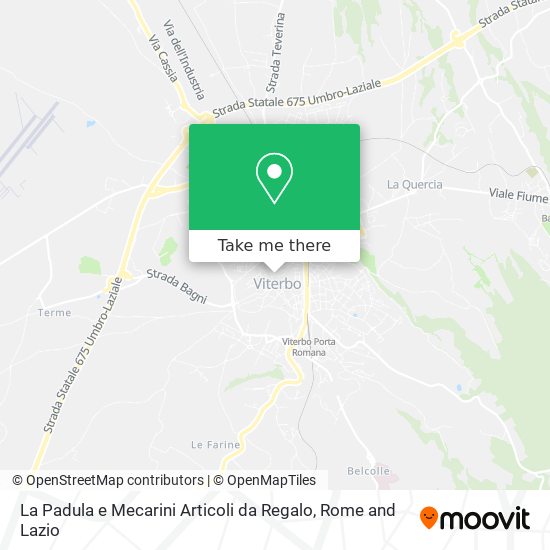 La Padula e Mecarini Articoli da Regalo map