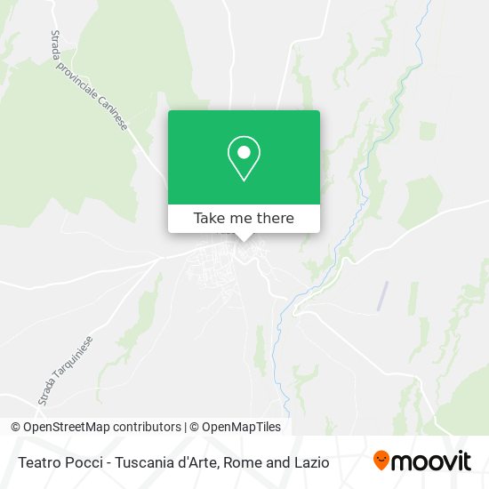 Teatro Pocci - Tuscania d'Arte map