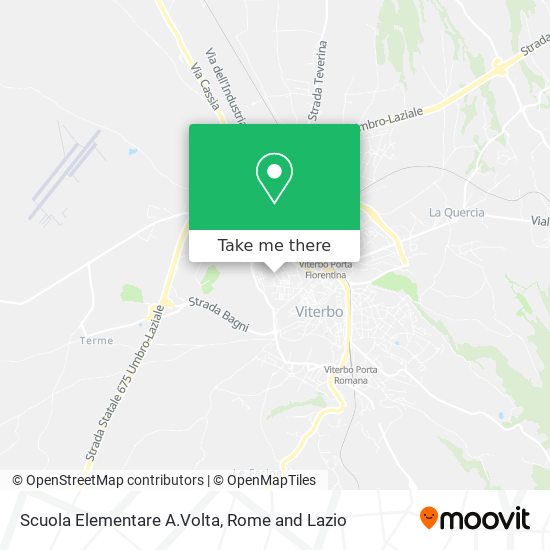 Scuola Elementare A.Volta map