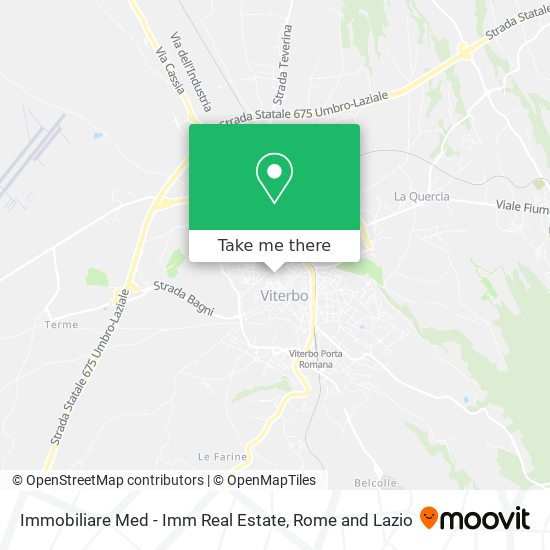 Immobiliare Med - Imm Real Estate map