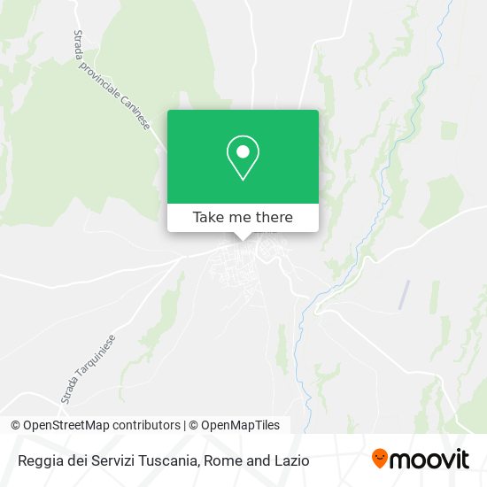 Reggia dei Servizi Tuscania map