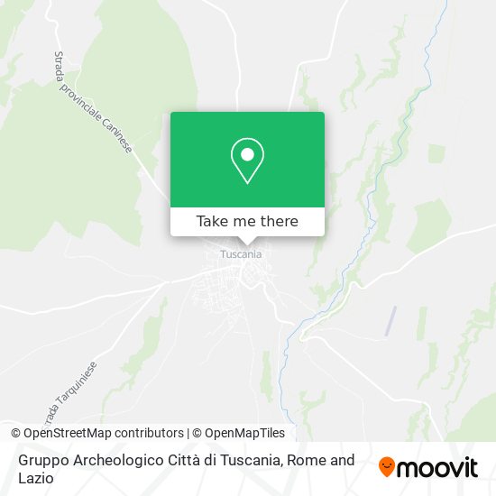 Gruppo Archeologico Città di Tuscania map