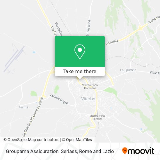 Groupama Assicurazioni Seriass map