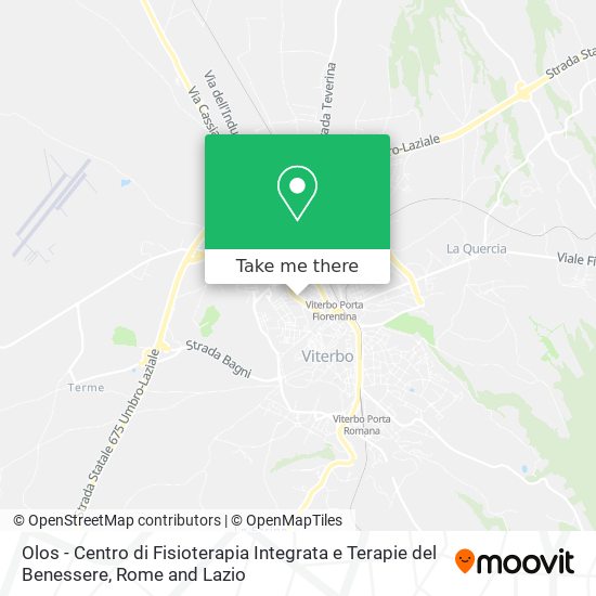 Olos - Centro di Fisioterapia Integrata e Terapie del Benessere map