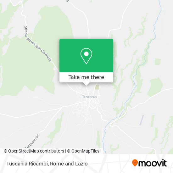 Tuscania Ricambi map