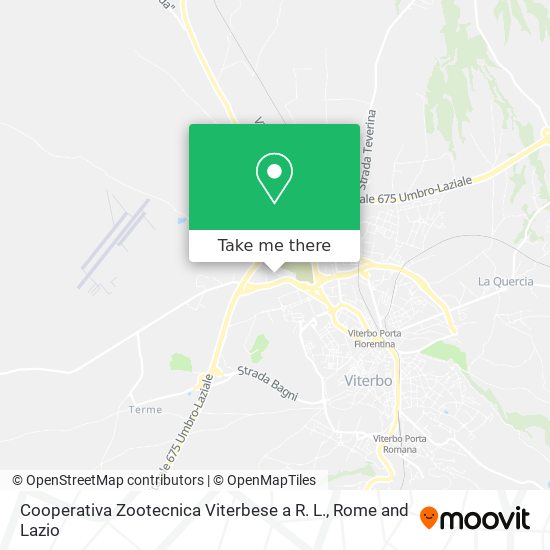Cooperativa Zootecnica Viterbese a R. L. map