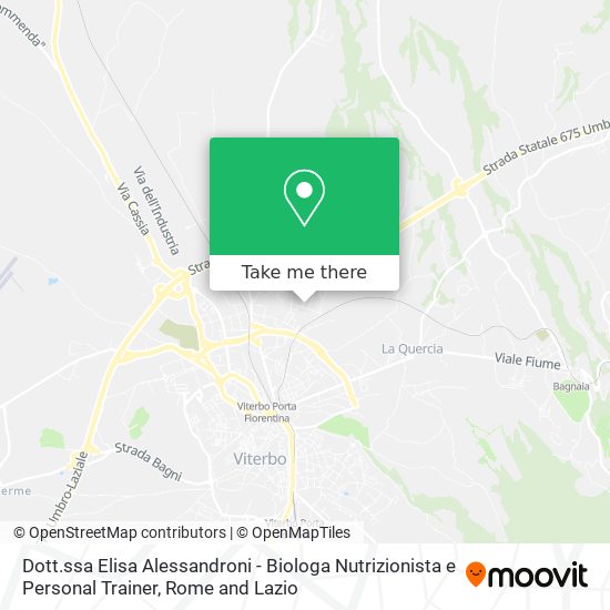 Dott.ssa Elisa Alessandroni - Biologa Nutrizionista e Personal Trainer map