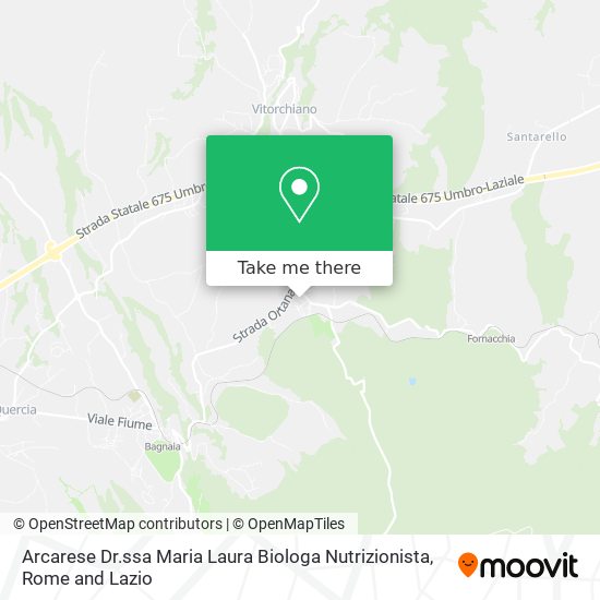 Arcarese Dr.ssa Maria Laura Biologa Nutrizionista map